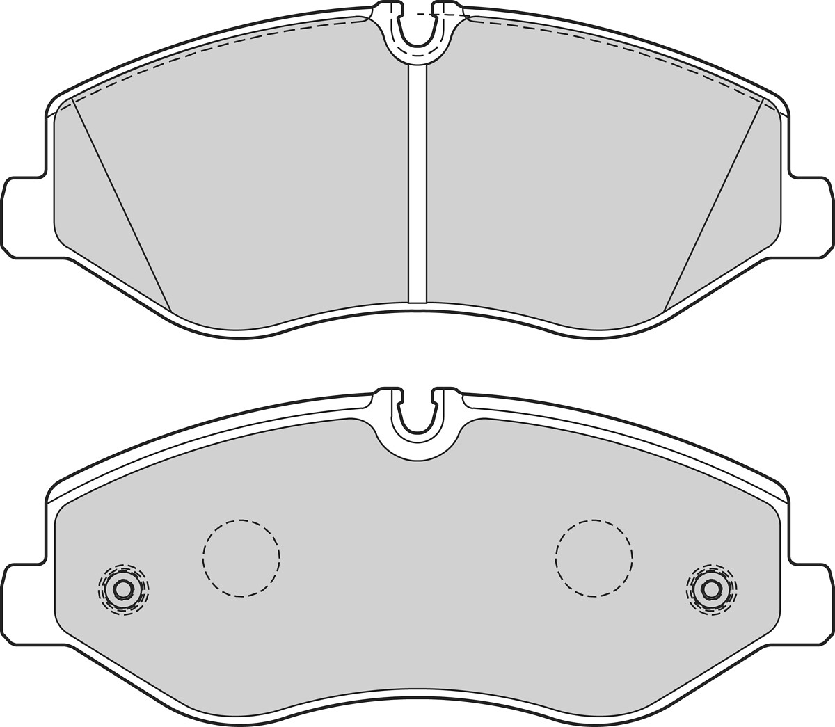 BRAKE PADS FIRST MERCEDES VITO VAN FR
